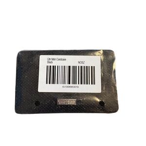 White House Black Market Glitter Card Case in Black NEW Wallet